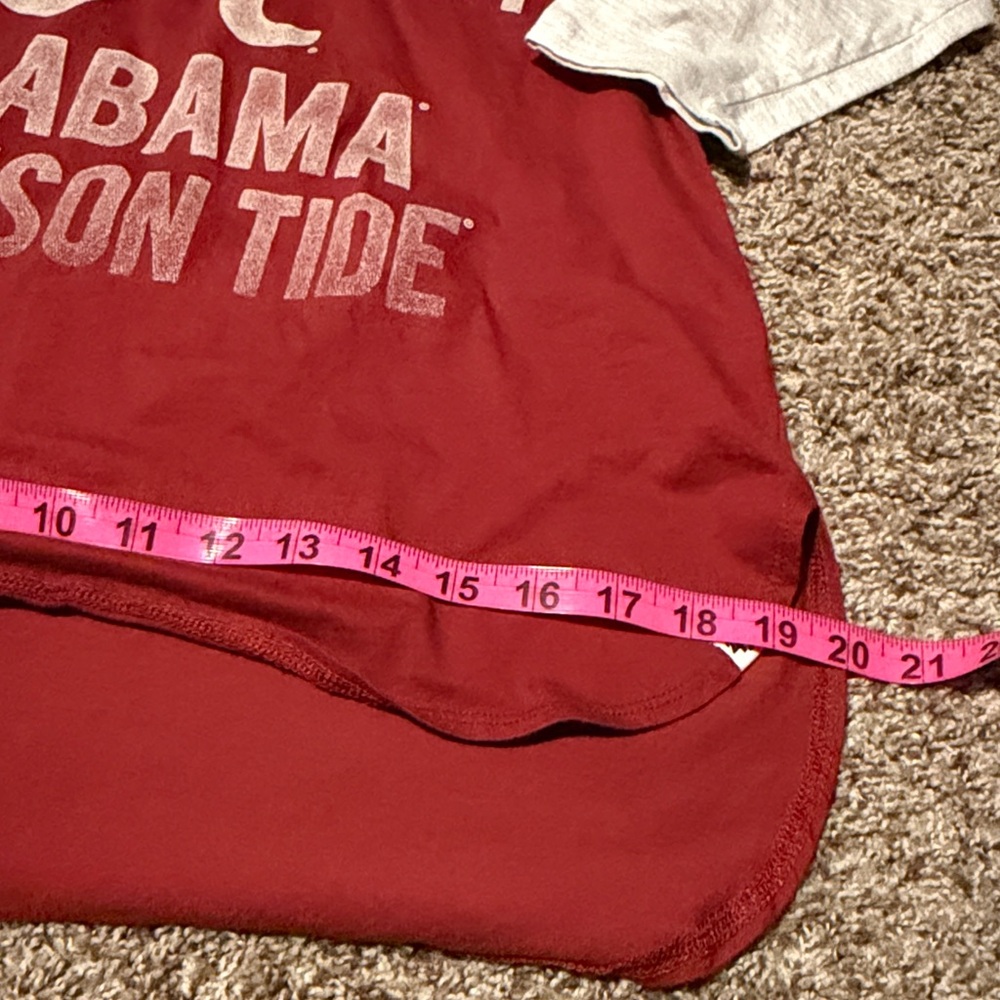 Alabama Crimson Tide 3/4 sleeve hi-lo t-shirt (L) - EUC! - Picture 5 of 12